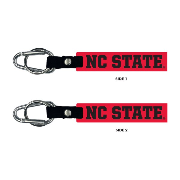 Red Silicone Keychain with Carabine